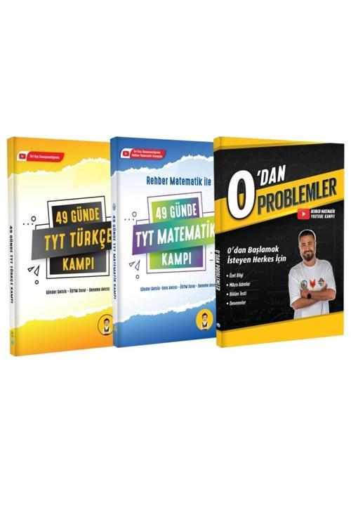 Rehber Matematik 49 Günde Tyt Türkçe Kampı 49 Günde Tyt Matematik Kampı 0'dan Problemler 3'lü Set