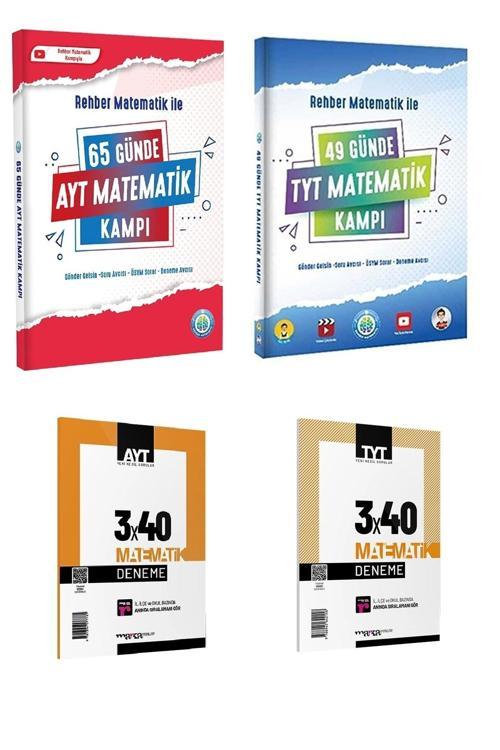 Rehber Matematik 65 Günde Ayt Matematik Kampı Ve 49 Günde Tyt Matematik Kampı 2 Li Hediyeli Set