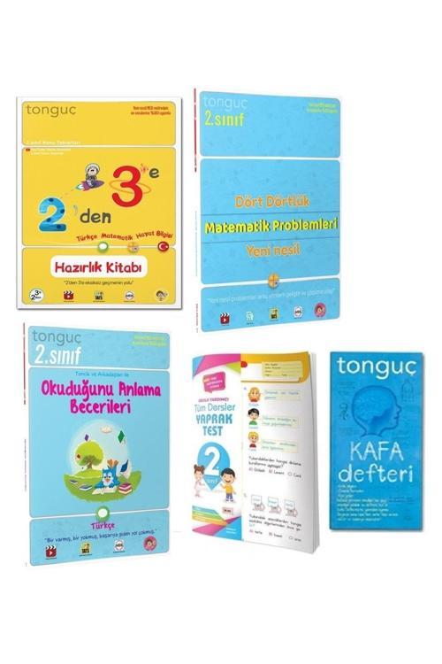 Tonguç Akademi 2. Sınıf Türkçe Okuduğunu Anlama Dört Dörtlük Matematik Problemleri 2'den 3'e Hazırlık Kitabı