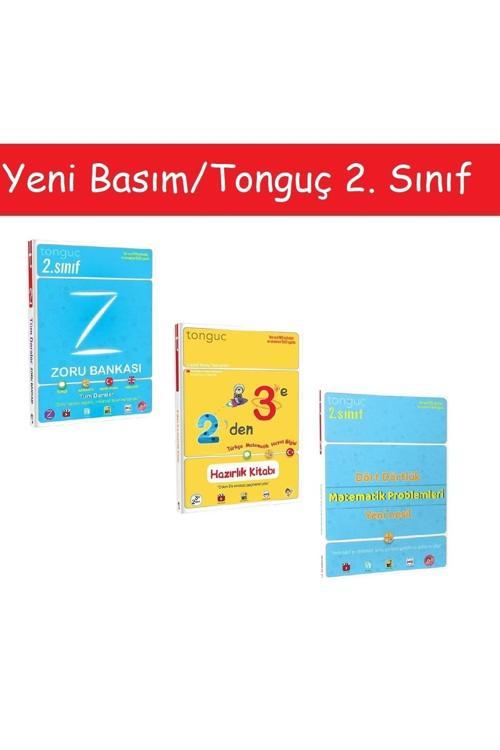 Tonguç Akademi 2. Sınıf Zoru Bankası & 2'den 3'e Hazırlık Kitabı & 2. Sınıf Dört Dörtlük Yeni Nesil Matematik