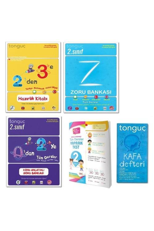 Tonguç Akademi 2. Sınıf Zoru Bankası Tüm Dersler+2'den 3'e Hazırlık Kitabı+0'dan 2'ye Konu Anlatımlı Soru Bankası