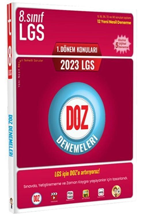 Tonguç Akademi 2023 8. Sınıf LGS 1. Dönem Doz Denemeleri Kolektif 9786254222238