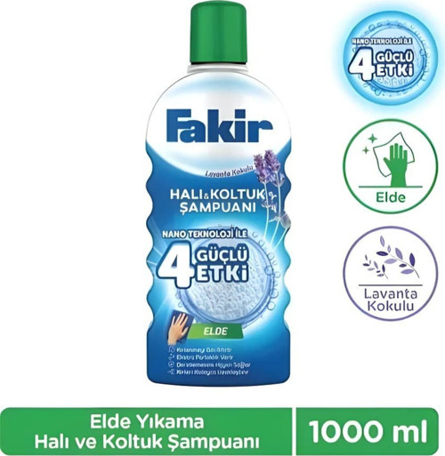 Elde Yıkama Halı Ve Koltuk Şampuanı Lavantalı 1000Ml