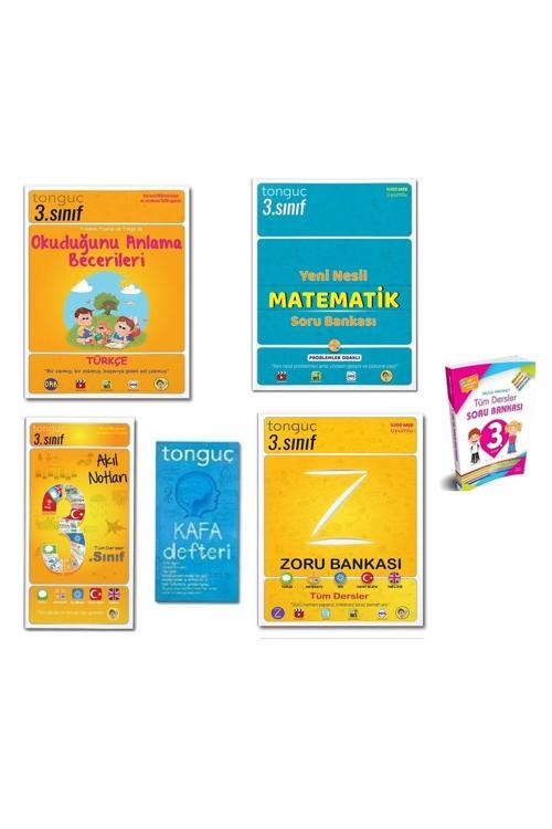 Tonguç Akademi 3. Sınıf Türkçe Okuduğunu Anlama-Y. N. Matematik Soru Bankası ve Tüm Dersler Zoru Bankası 2023-2024