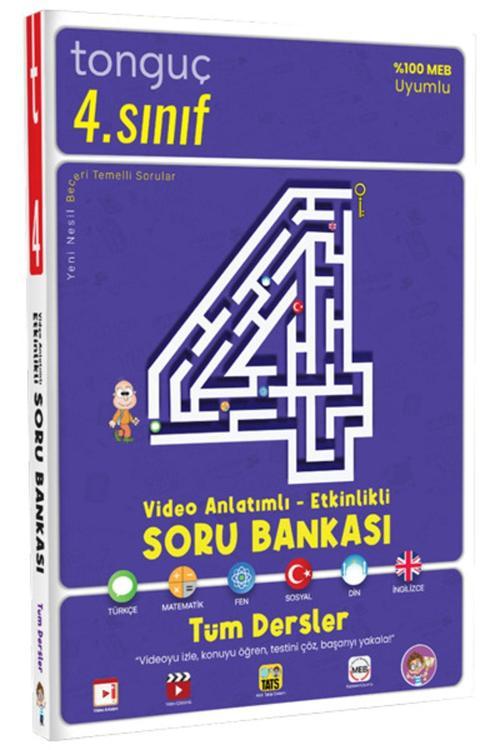 Tonguç Akademi 4. Sınıf Tüm Dersler Video Anlatımlı - Etkinlikli Soru Bankası