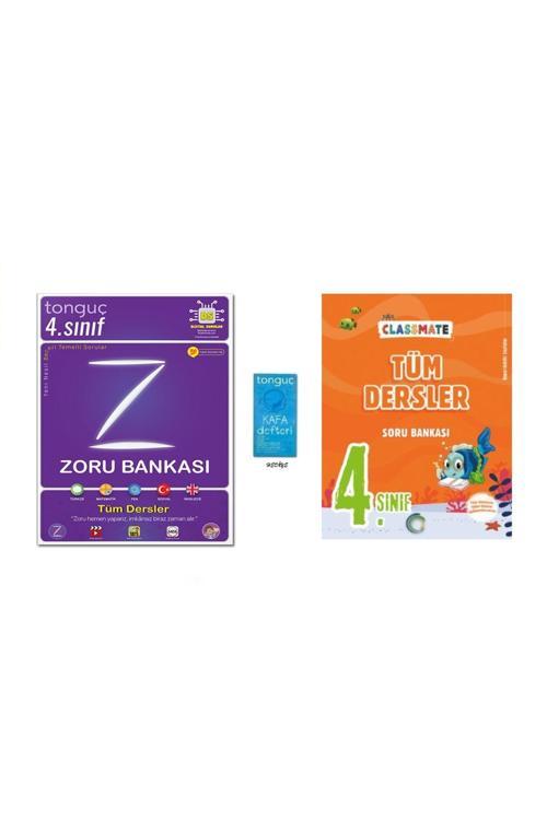 Tonguç Akademi 4. Sınıf Tüm Dersler Zoru Bankası ve 4. Sınıf Classmate Tüm Dersler Soru Bankası+Kafa Defeteri