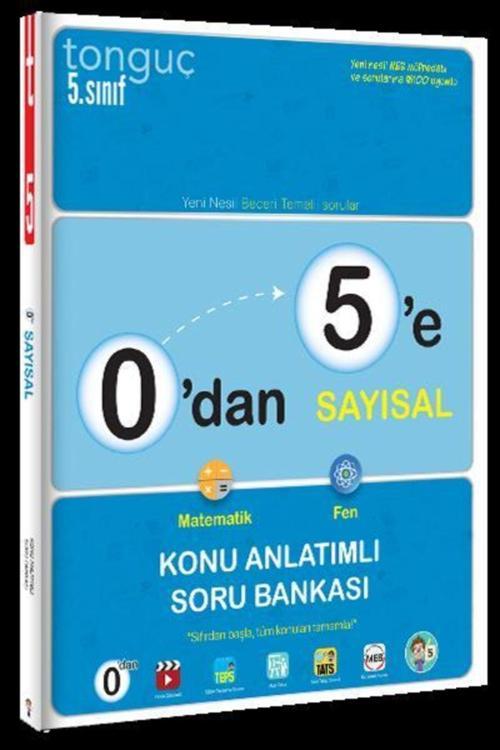 Tonguç Akademi 5. Sınıf 0'dan 5'e Sayısal Konu Anlatımlı Soru Bankası 2022