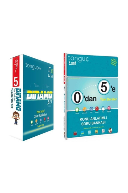 Tonguç Akademi 5. Sınıf Dinamo Set + Konu Anlatım