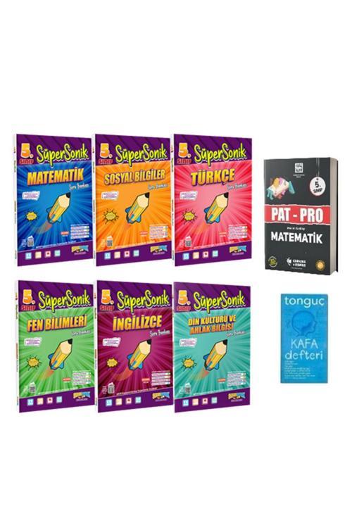Tonguç Akademi 5. Sınıf SüperSonik Soru Bankası Seti (7 Kitap + 1 Adet Kafa Defteri)