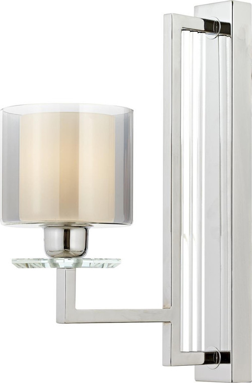 AP-4285-1K Krom Kaplama Aplik E27 Metal Kristal H: 42 cm, WxD: 15x32 cm