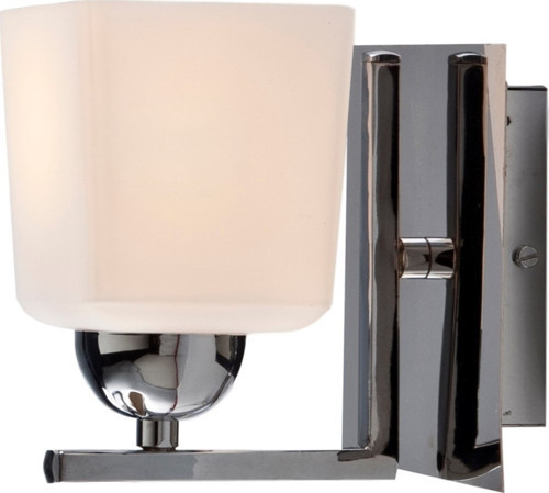 AP-1374-1K Krom Kaplama Aplik E14 Metal Cam H: 15 cm, WxD: 13x16 cm