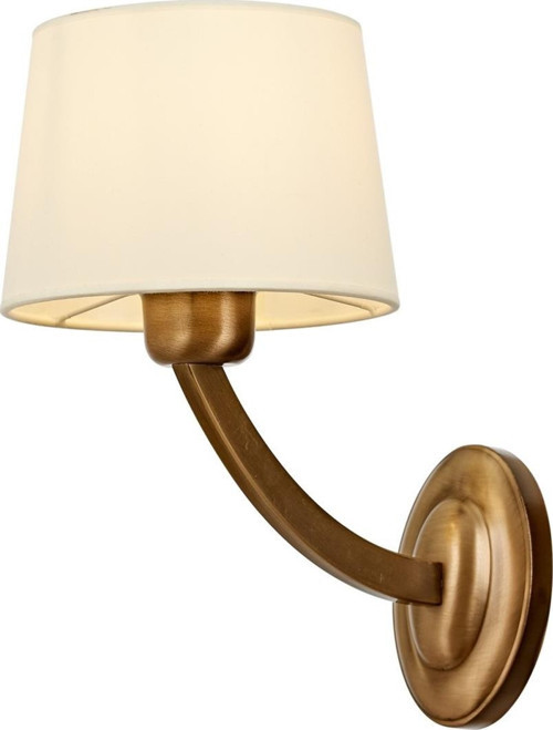 AP-1876-1ES Eskitme Kaplama Aplik E27 Metal Kumaş H: 30 cm, WxD: 14x30 cm