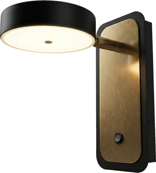 AP-9091-BSY Siyah Boya Aplik LED Metal H: 22 cm, WxD: 15x12 cm