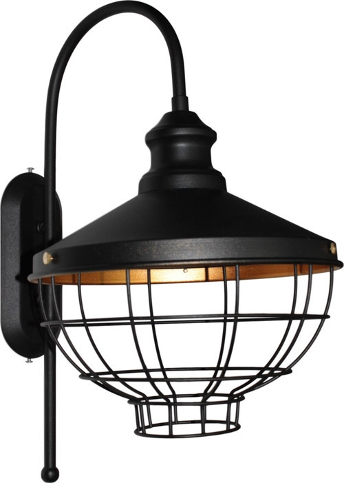 AP-4106-M1-BSY Siyah Boya Aplik E27 Metal H: 46 cm, WxD: 30x35 cm