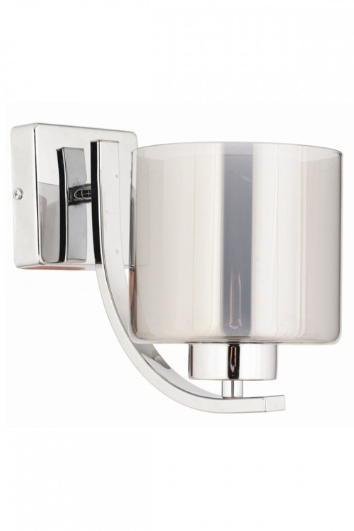 AV-7013-658-AP-K Krom Kaplama Aplik E27 Metal Cam H: 22 cm, WxD: 12x18 cm