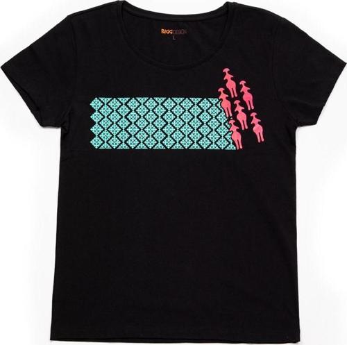 Ana Tanrıça Siyah Kadın T-Shirt