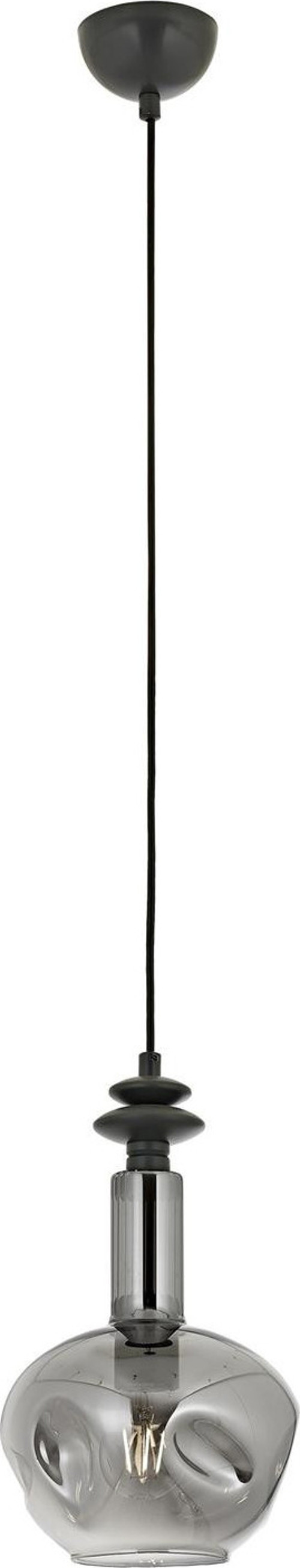 AV-1912-1GR Siyah Boya Modern Avize E27 Metal Cam H: 110 cm, Ø: 20 cm
