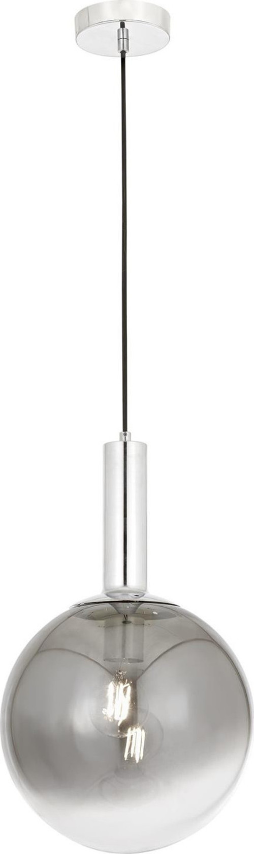 AV-5279-1K Krom Kaplama Modern Avize E27 Metal Cam H: 80 cm, Ø: 30 cm