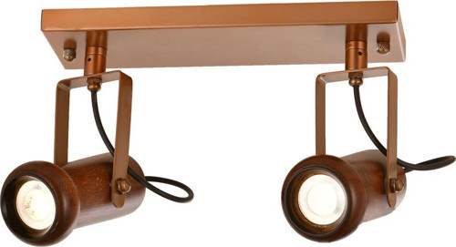 AR-1918-2Y-EX Eskitme Boya Modern Avize LED Metal Ahşap H: 27 cm, WxD: 35x25 cm