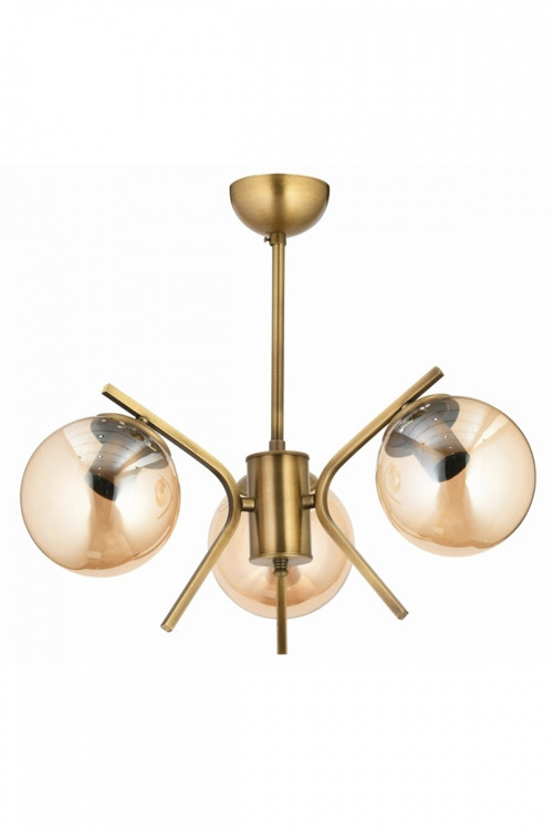 AV-7013-392-3E Eskitme Kaplama Modern Avize E27 Metal Cam H: 53 cm, Ø: 47 cm