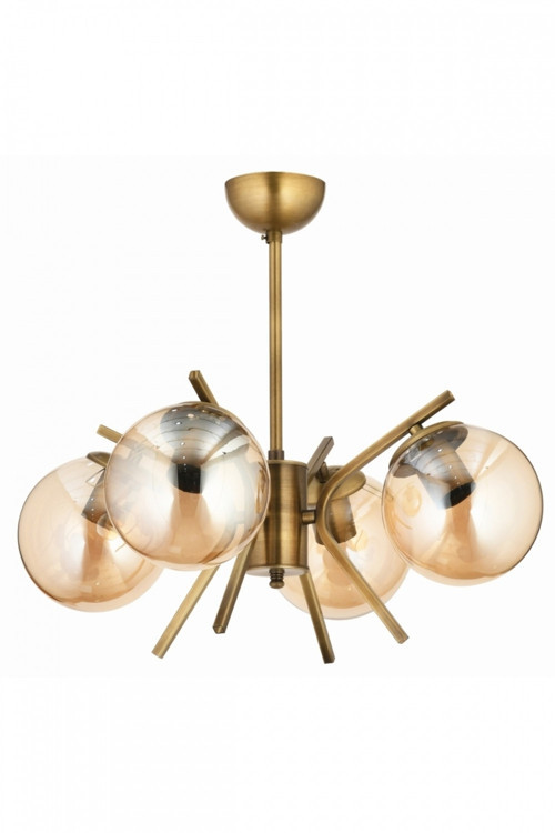 AV-7013-392-4E Eskitme Kaplama Modern Avize E27 Metal Cam H: 53 cm, Ø: 47 cm