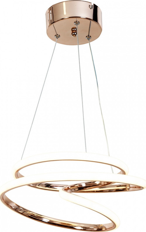 AV-7014-6139-3BKR Bakır Kaplama Modern Avize LED Alüminyum Silikon H: 80 cm, Ø: 32 cm