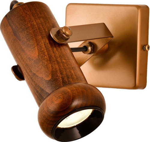 AR-1918-1EX Eskitme Boya Modern Avize LED Metal Ahşap H: 18 cm, WxD: 10x25 cm