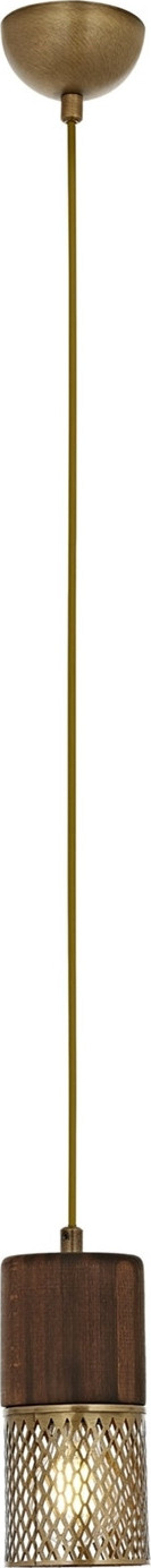AV-1830-1E Eskitme Kaplama Modern Avize E27 Metal Ahşap H: 100 cm, Ø: 9 cm