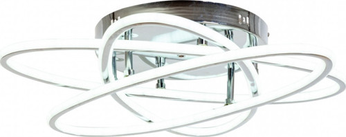 AR-7014-6111-3K Krom Kaplama Modern Avize LED Alüminyum Silikon H: 14 cm, Ø: 64 cm