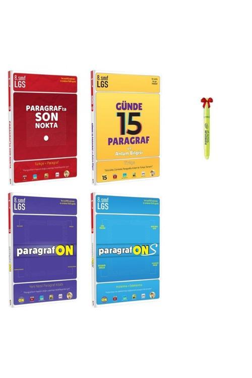Tonguç Akademi Lgs 8.sınıf Paragrafta Son Nokta 15 Günde Paragraf Paragrafon Ve Paragrafons