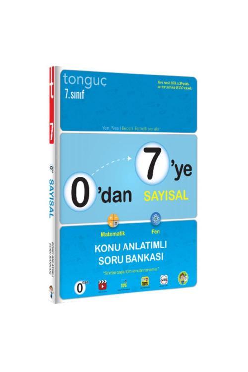 Tonguç Akademi Tonguç - 0'dan 7'ye Sayısal Konu Anlatımlı Soru Bankası 2022