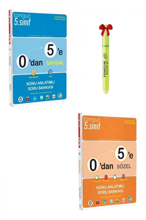 Tonguç Akademi Tonguç 0'dan 5'e Sayısal Ve Sözel Konu Anlatımlı Soru Bankası Seti