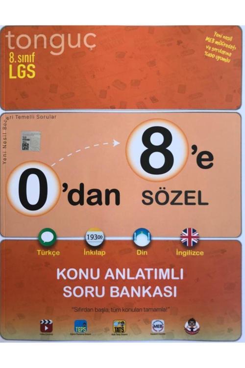 Tonguç Akademi Tonguç 0'dan 8'e Türkçe-inkılap-din-ingilizce Konu Anlatımlı Soru Bankası