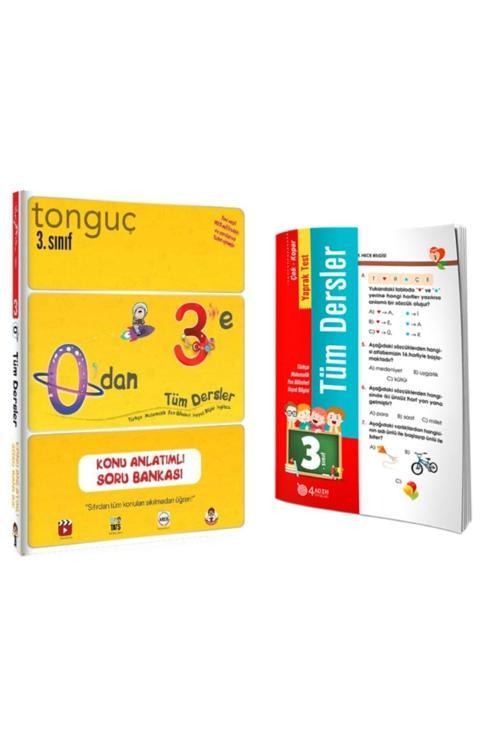 Tonguç Akademi Tonguç 3. Sınıf 0 Dan 3 E Konu Anlatımlı Soru Bankası + Tüm Dersler Yaprak Test