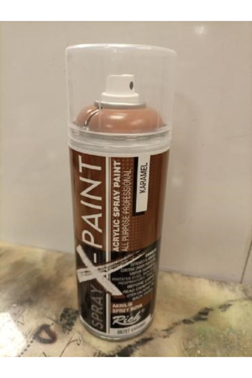 Spray X-Paint Acrylic Spray Paint All Purpose Professional Akrilik Sprey Boya 400 Ml Karamel