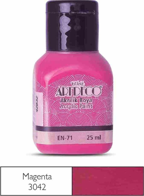 Akrilik Boya 25 Ml. Magenta 070A-3042