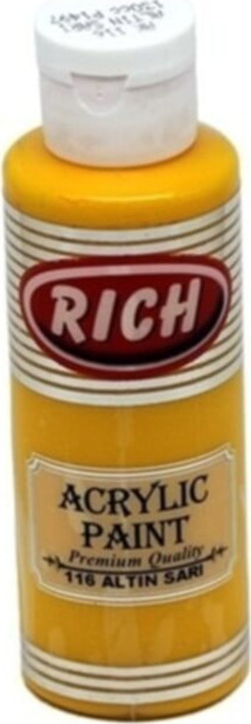 Akrilik Boya Altın Sarı 130 Cc - 116