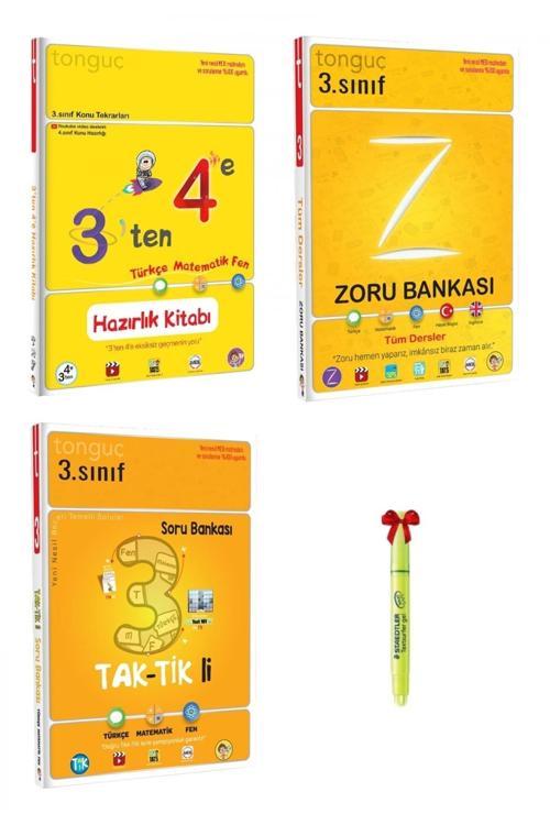 Tonguç Akademi Tonguç 3'den 4'e Hazırlık ,3.sınıf Zoru Ve 3.sınıf Taktikli Soru Bankası