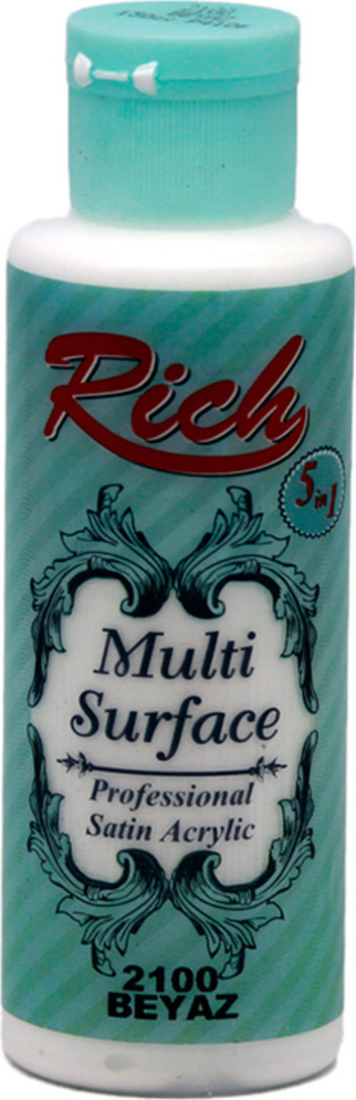 Multi Surface Her Yüzey İçin Akrilik Boya 130 Cc. - 2100 Beyaz 5668551