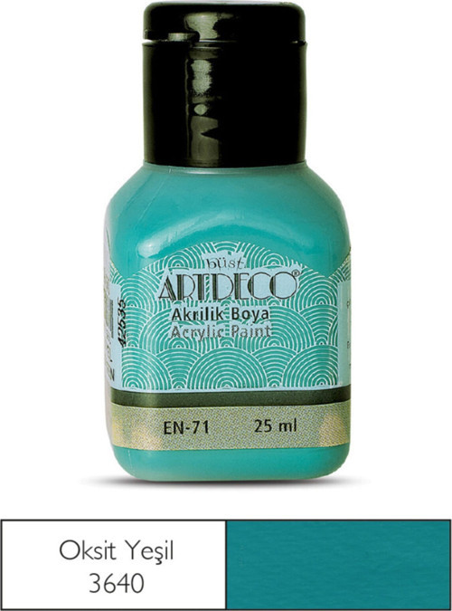 Akrilik Boya 25 Ml Oksit Yeşil 070A-3640