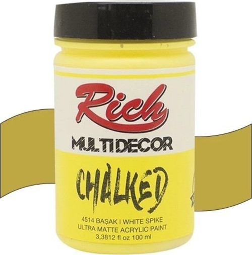 Multi Decor Chalked Akrilik Boya 100 Ml. 4514 Başak Sarı