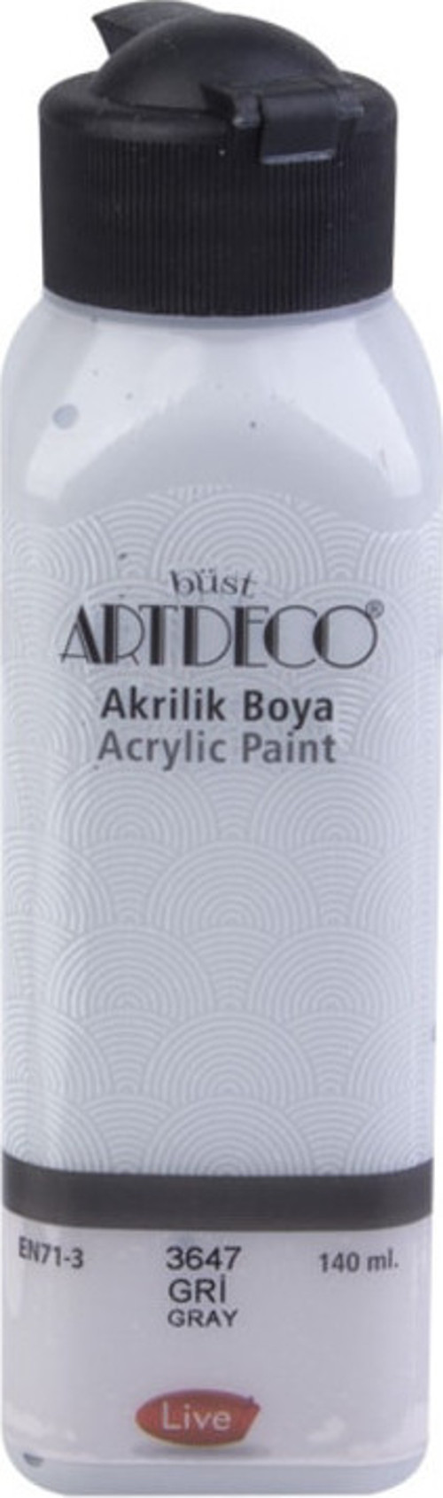 Akrilik Boya 140Ml Gri Lv-Y-070R-3647 4561 4868