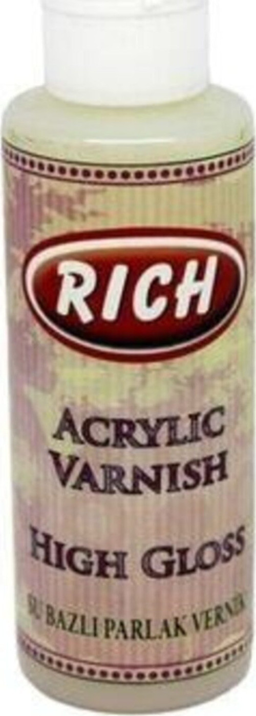 Rich Su Bazlı High Gloss Parlak Vernik 130 Cc