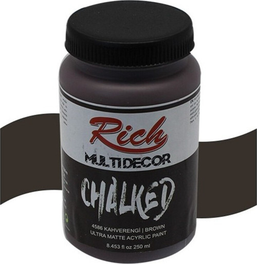 Rich Multi Decor Chalked Akrilik 250Cc 4586 Kahverengi