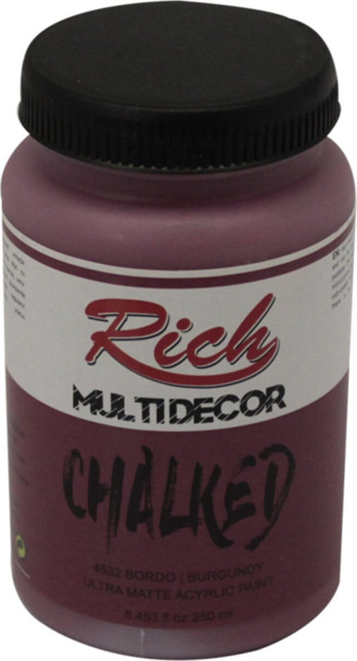 Rich Multi Decor Chalked Ultra Mat Akrilik 250 Cc 4532 Bordo