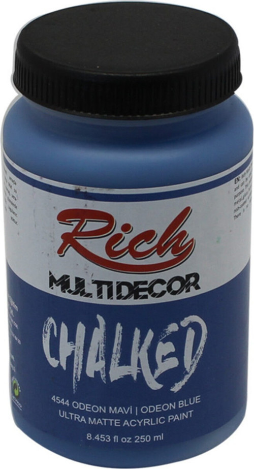 Rich Multi Decor Chalked Ultra Mat Akrilik 250 Cc 4544 Odeon Mavi