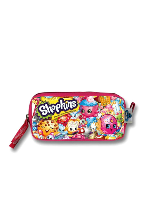 Shopkins Baskılı Pembe Kalem Çantası 1986 /