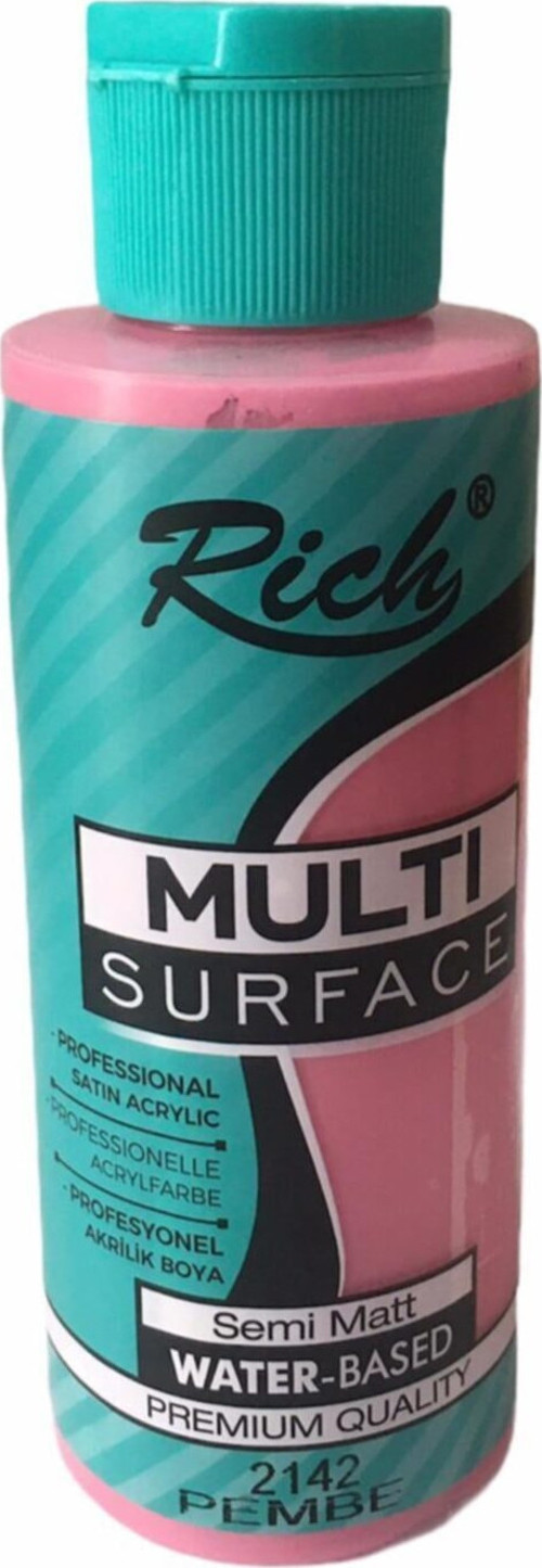 Rich Multi Surface 2142 Pembe Akrilik Boya 120 Cc