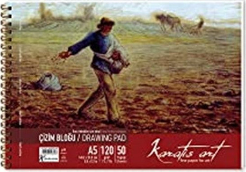 A5 Spiralli Çizim Blok 120Gr/50 Yaprak