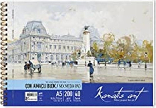A5 Spiralli Çok Amaçlı Blok 200Gr/40 Yaprak
